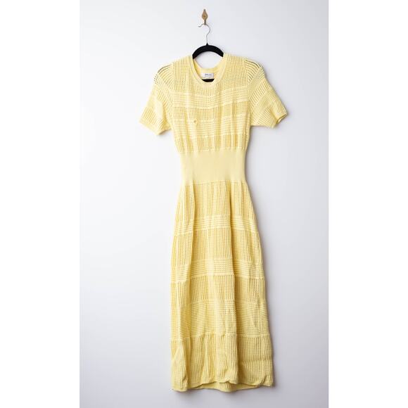 Jason Wu x RTR Yellow Knit Midi Dress - Picture 4 of 8